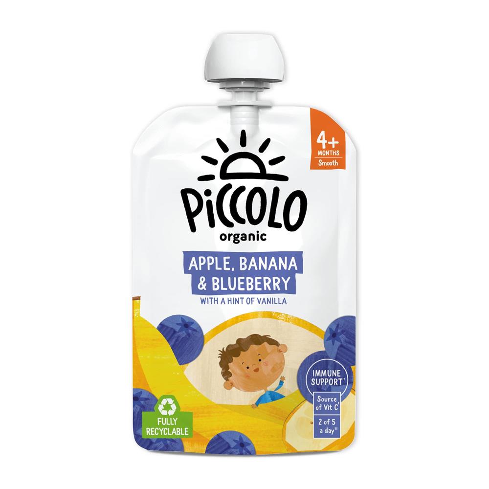 Piccolo_Banana Blueberry & Apple with Vanilla 100g-pack of 5