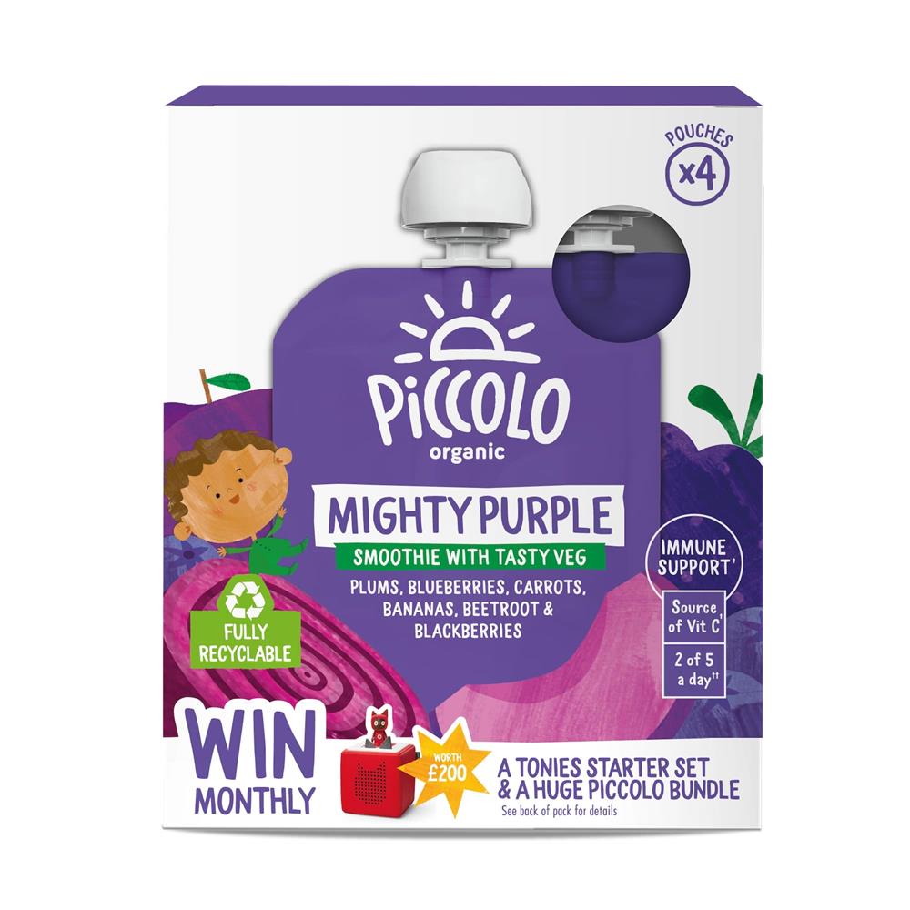 Piccolo_Organic Mighty Purple Smoothies 4 x 90g