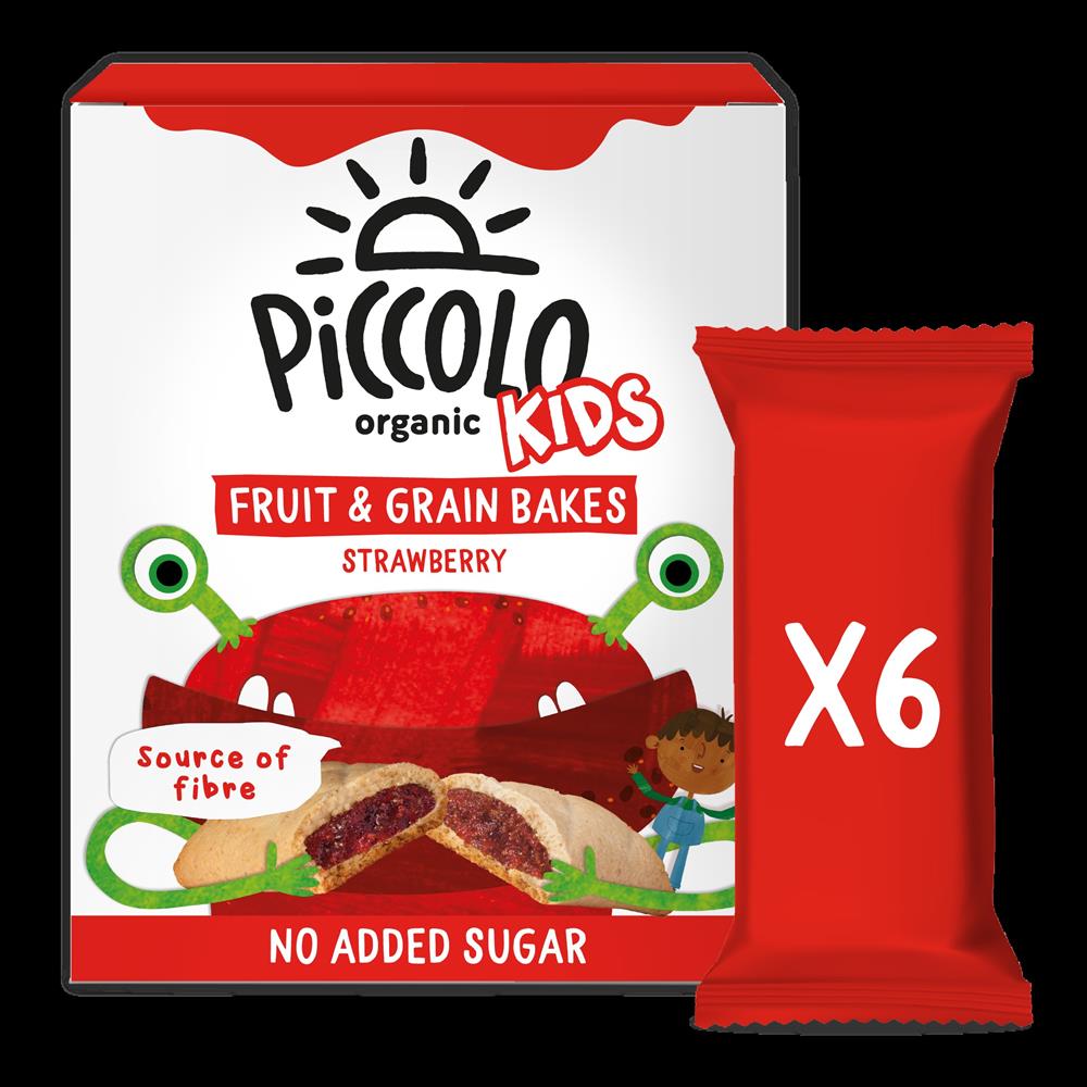 Piccolo_Organic Fruit & Grain Bar - Strawberry 6x22g