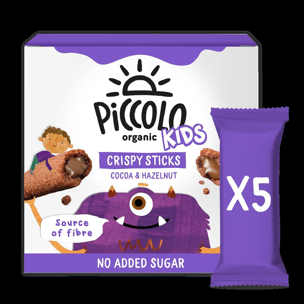 Piccolo_Organic Crispy Sticks - Cocoa & Hazelnut 5x25g