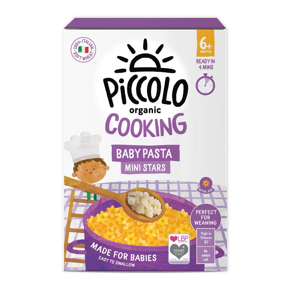 Piccolo_Baby Cooking Mini Pasta Stars 6m+