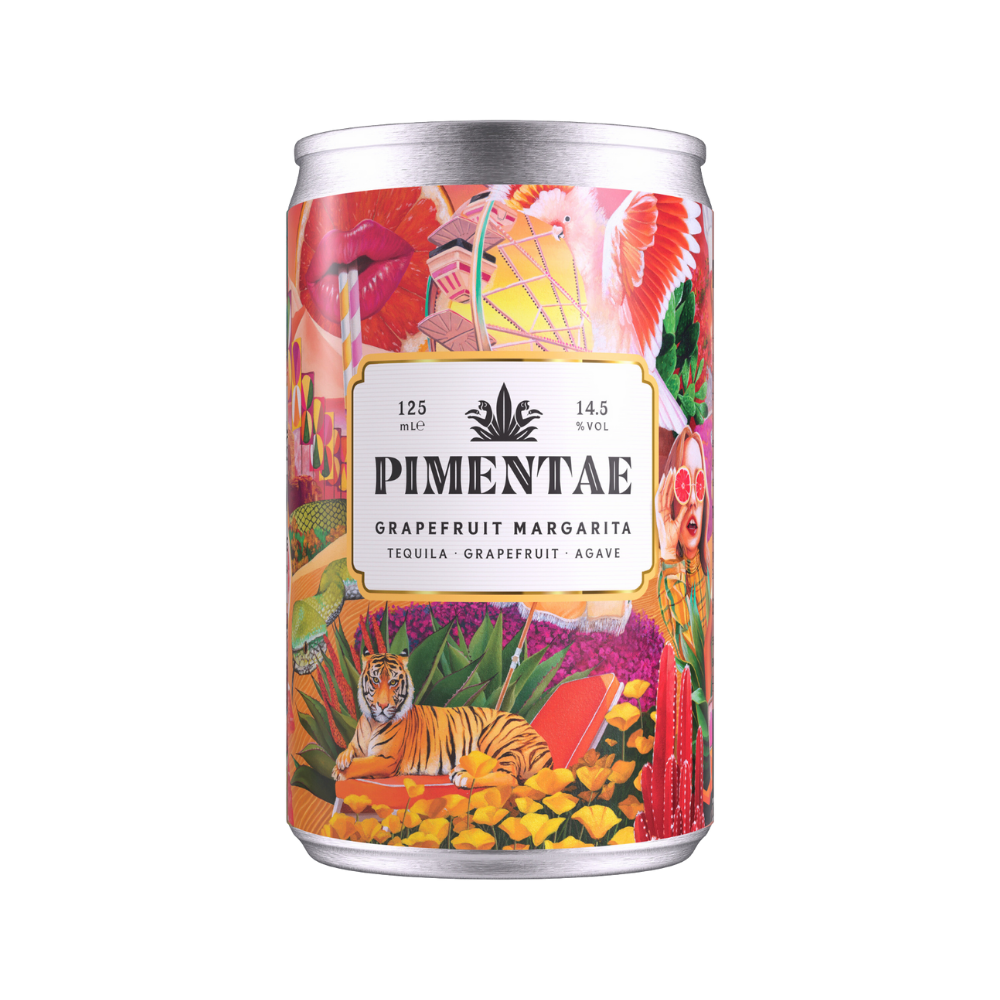 Pimentae_Pimentae Grapefruit Tequila Margarita Cocktail 125ml-Pack of 12