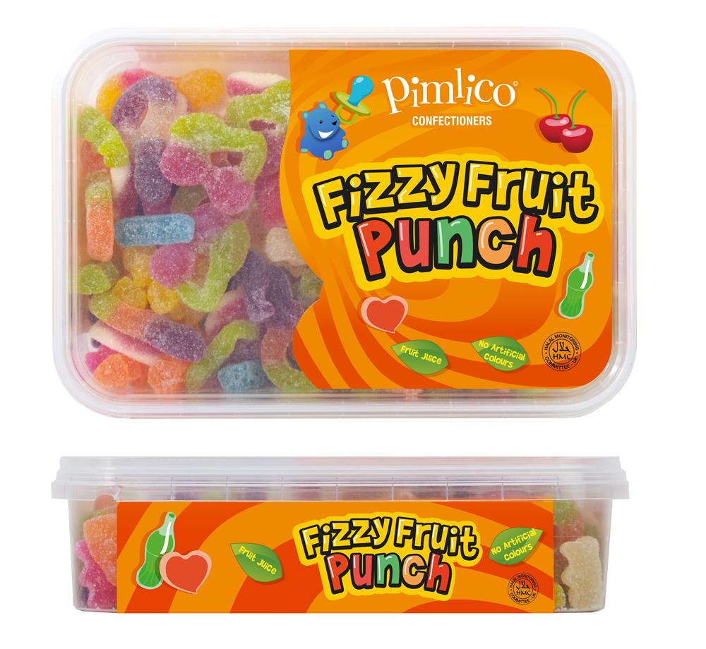 Pimlico Confectioners_Fizzy Fruit Punch Tub 450g-pack of 6