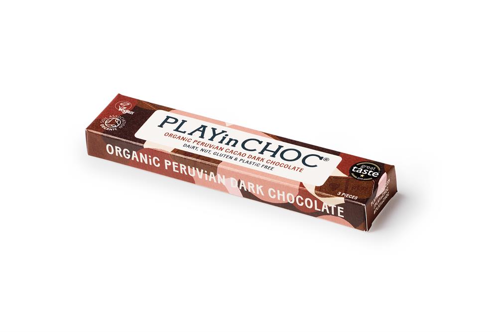 PLAYin CHOC_JustChoc Dark Chocolate 30g-pack of 5
