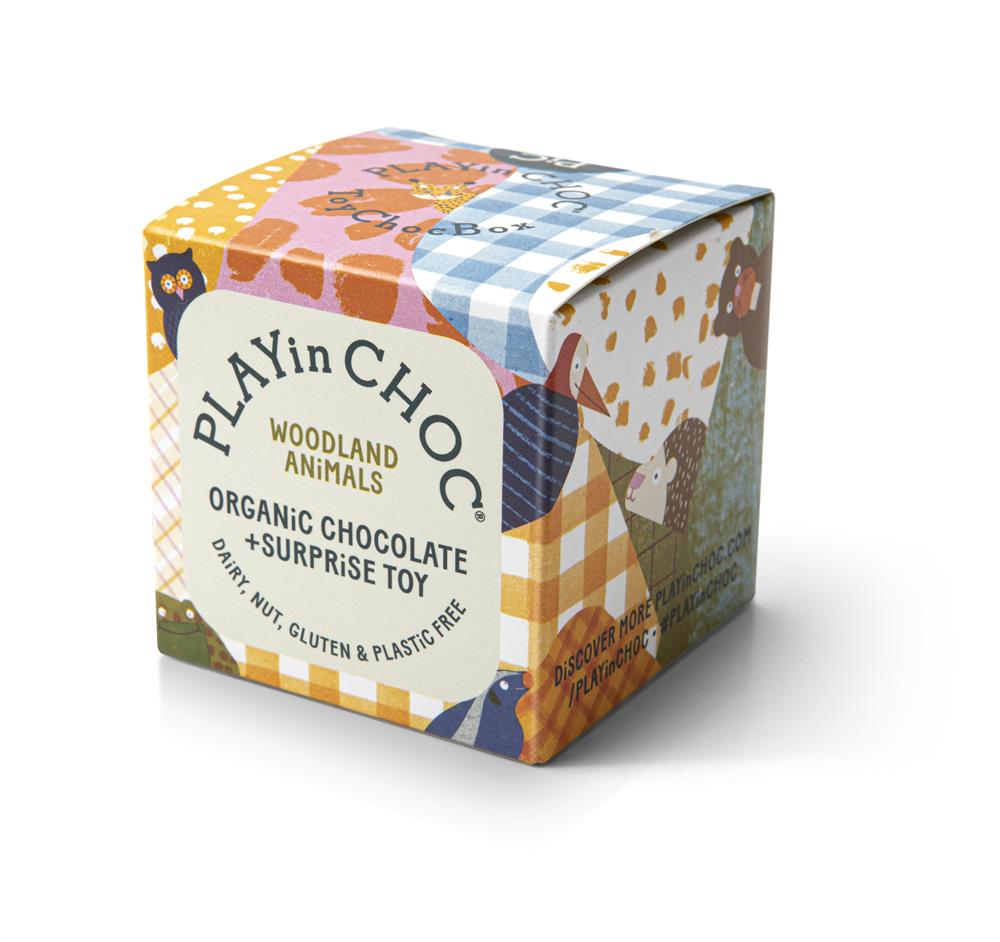 PLAYin CHOC_ToyChoc Box Woodland Animals 38g-Pack of 2
