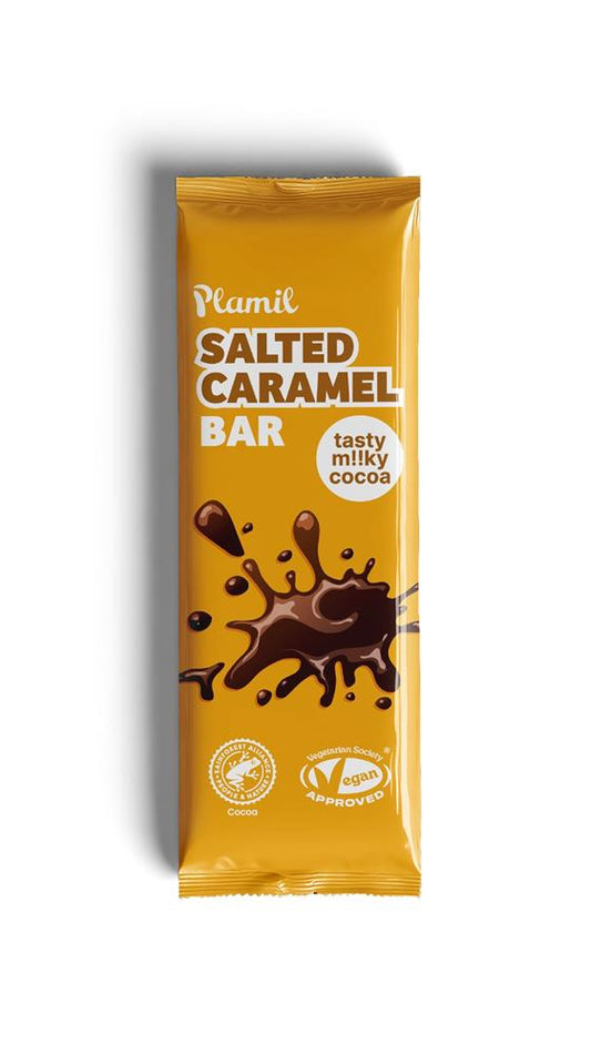 Plamil_Plamil Salted Caramel Chocolate Bar 40g-Pack of 12