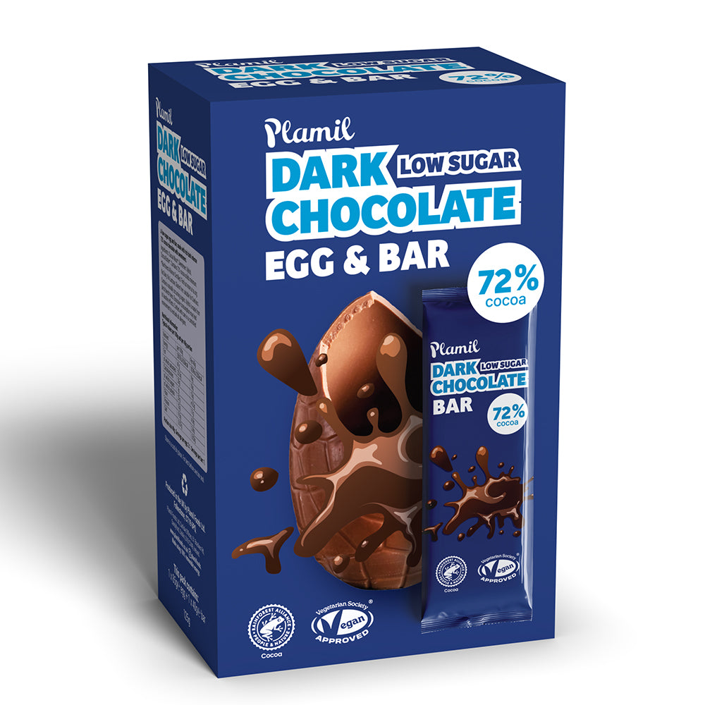 Plamil_Plamil Dark Low Sugar Egg and Bar 125g