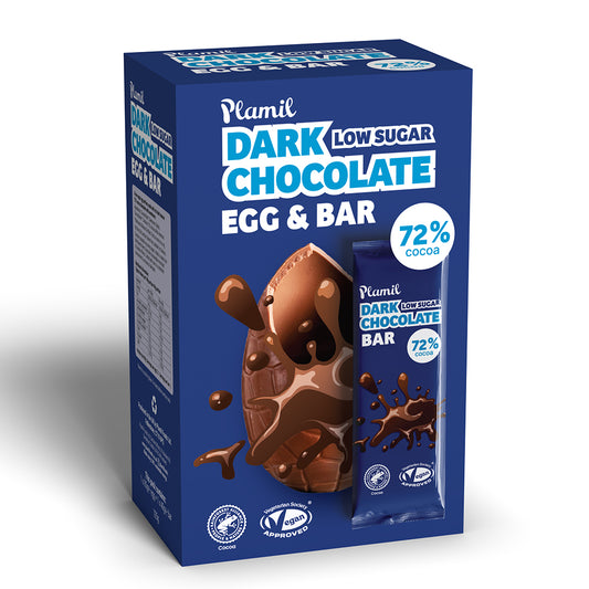 Plamil_Plamil Dark Low Sugar Egg and Bar 125g