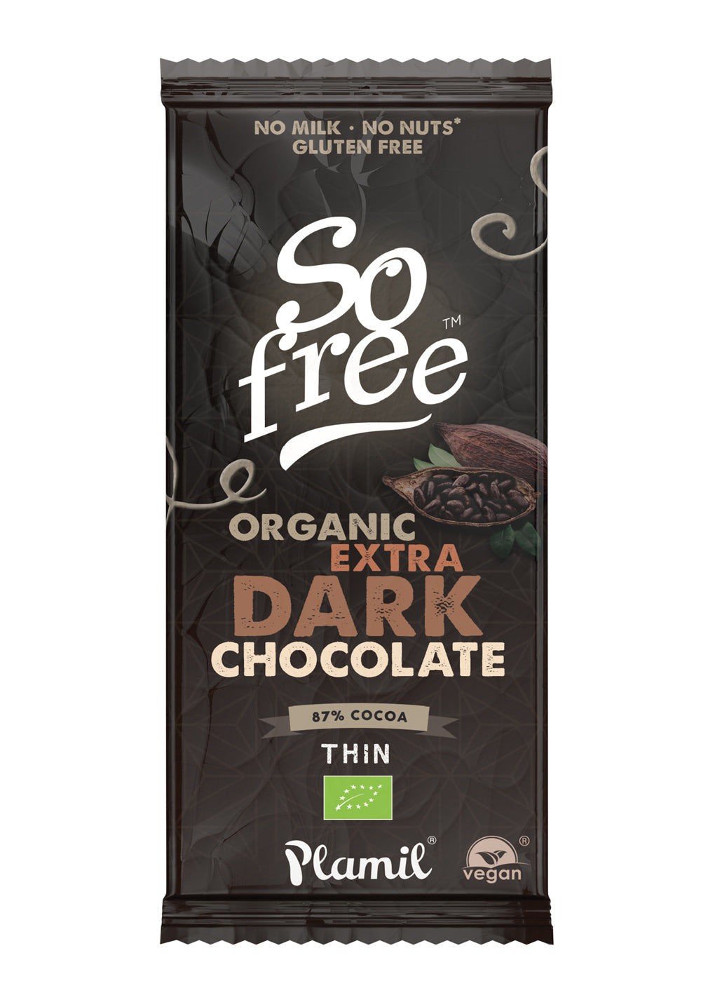 Plamil_So Free Extra Dark Chocolate 80g-Pack of 12