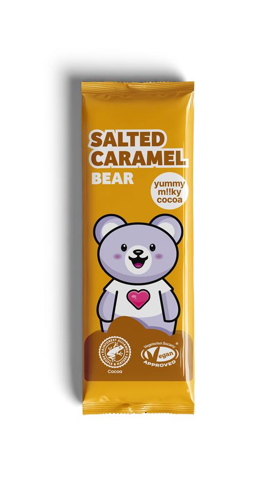 Plamil_Salted Caramel Chocolate Bear Bar 25g-pack of 22