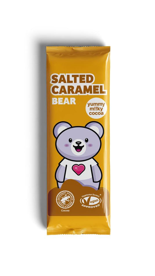 Plamil_Salted Caramel Chocolate Bear Bar 25g-pack of 22