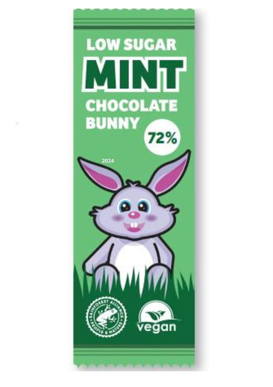 Plamil_Low Sugar Mint Chocolate Bunny 25g-pack of 22