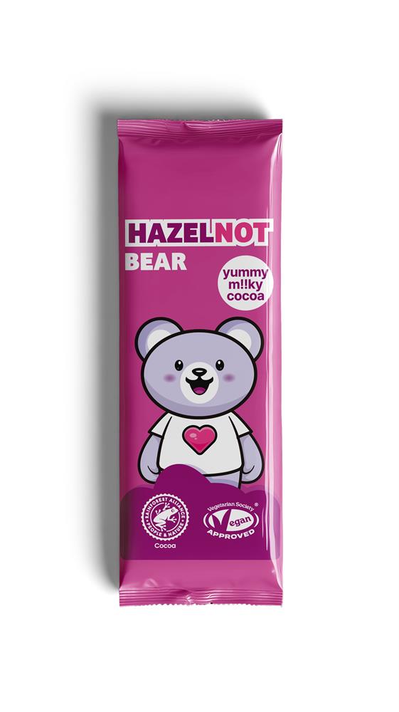 Plamil_Hazelnot Chocolate Bear Bar 25g-pack of 22