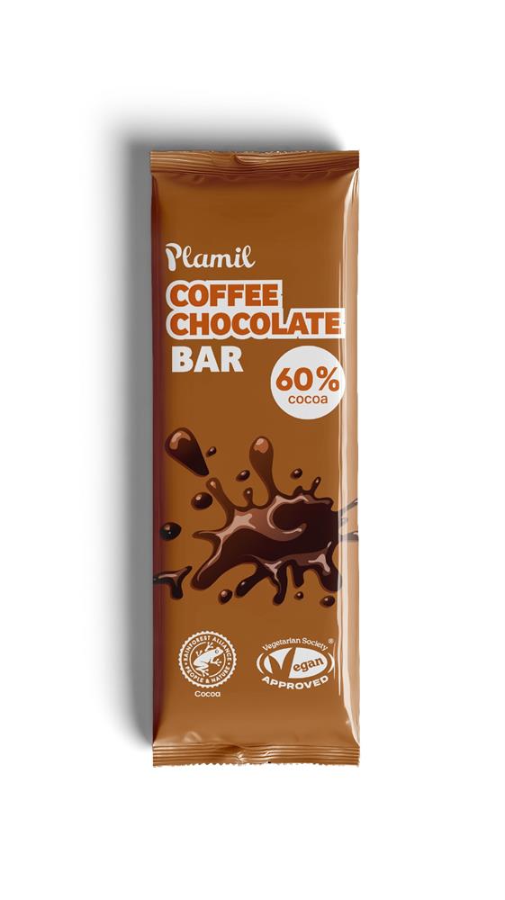 Plamil_Plamil Coffee Chocolate Bar 60% Cocoa Bar40g-pack of 12