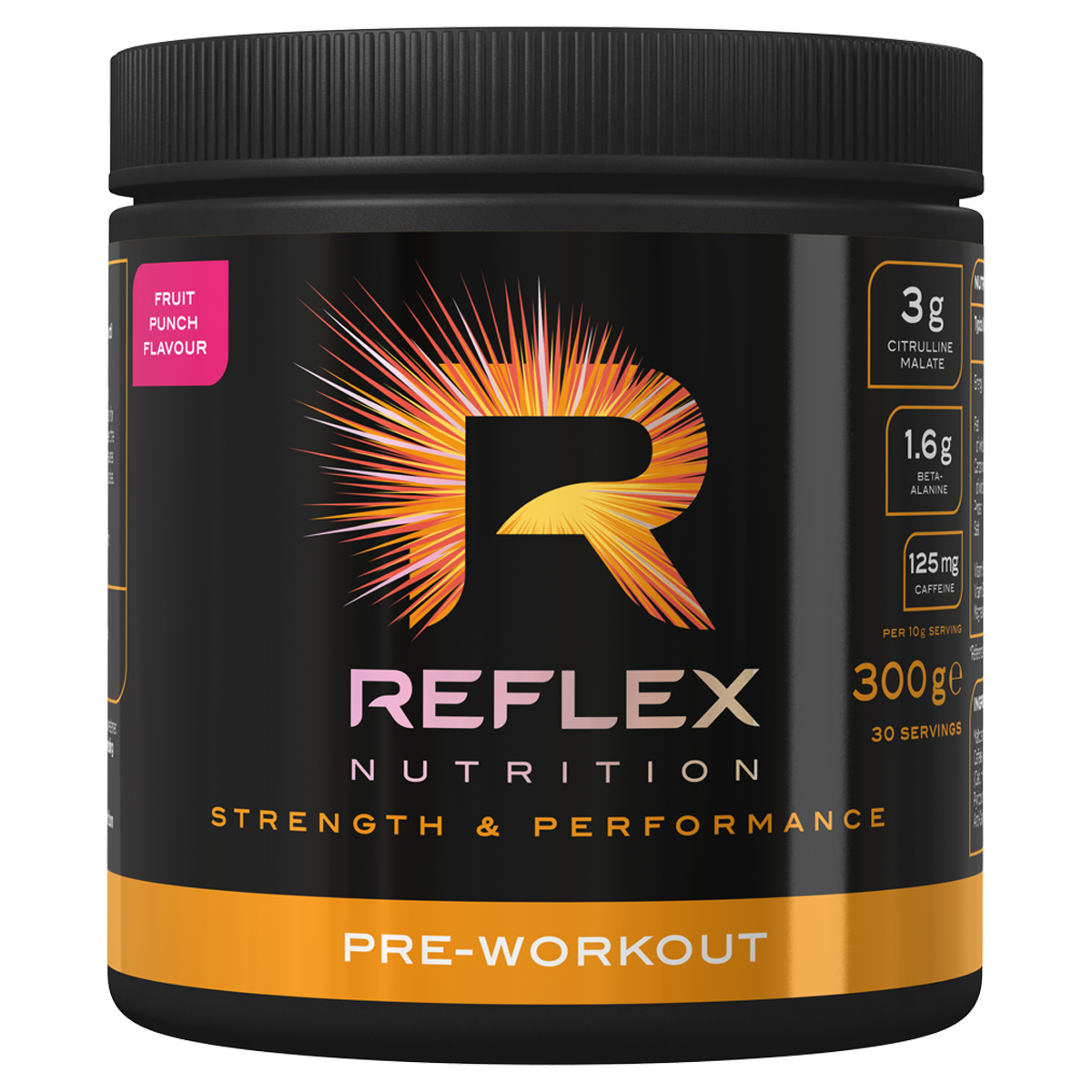 Reflex Nutrition Pre-Workout 300g Fruit Punch