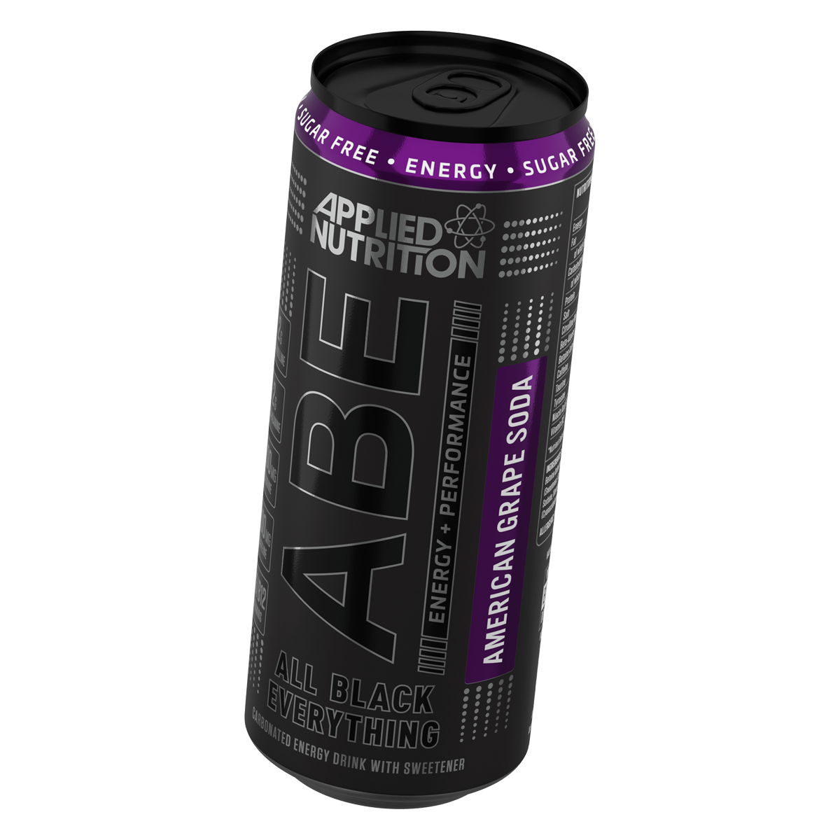 Applied Nutrition ABE (All Black Everything) Carbonated Can 12x330ml Energy