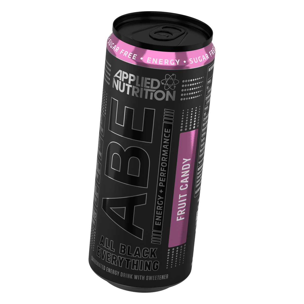 Applied Nutrition ABE (All Black Everything) Carbonated Can 12x330ml Energy