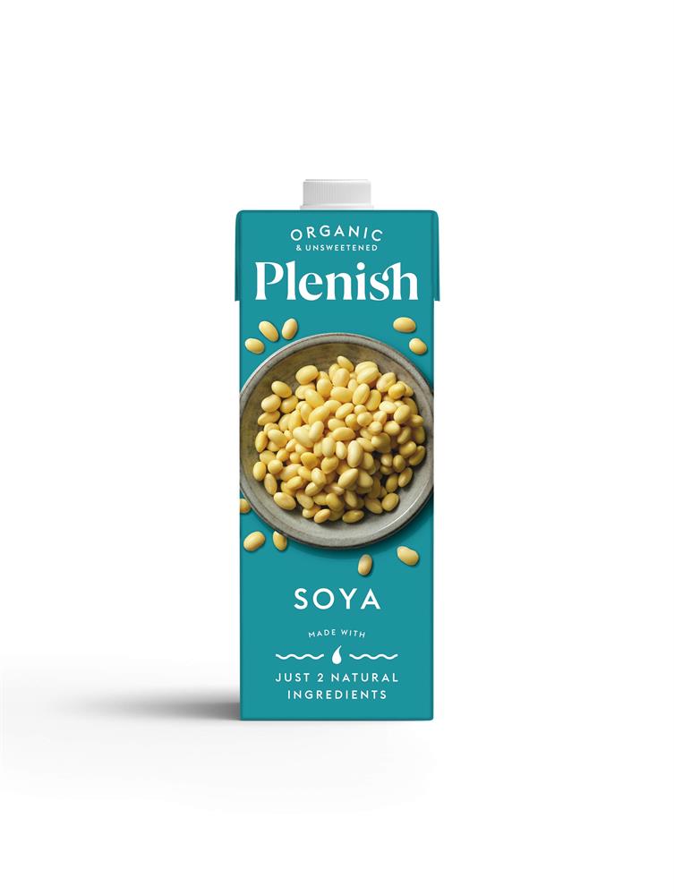 Plenish_Organic Soya Milk 1 Litre-pack of 2