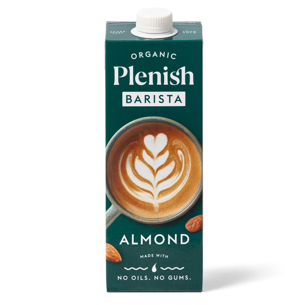 Plenish_Organic Almond Barista Milk 1 Litre-Pack of 2