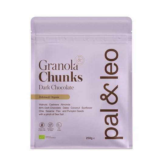 Pal & Leo_Organic Granola Chunks Choco 250g-Pack of 5