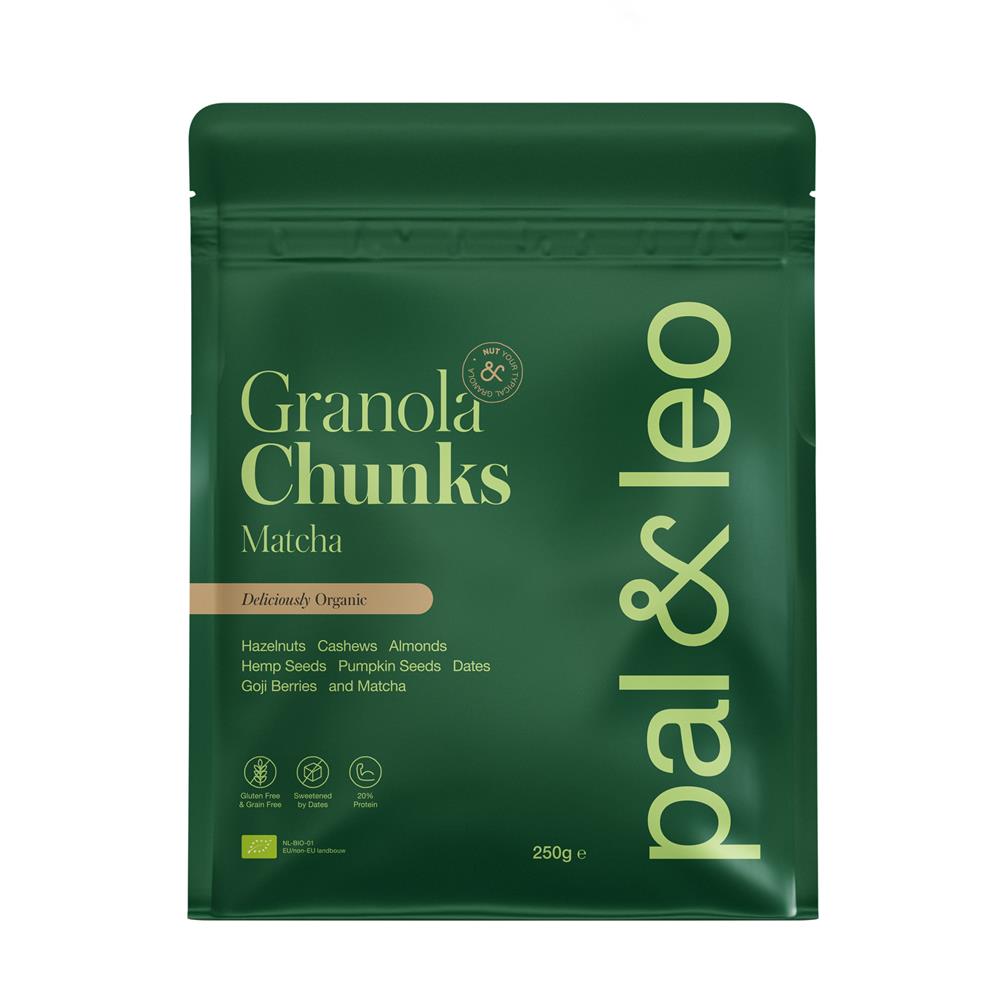 Pal & Leo_Organic Granola Chunks Matcha-pack of 5