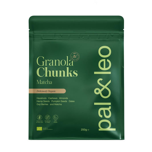Pal & Leo_Organic Granola Chunks Matcha-pack of 5