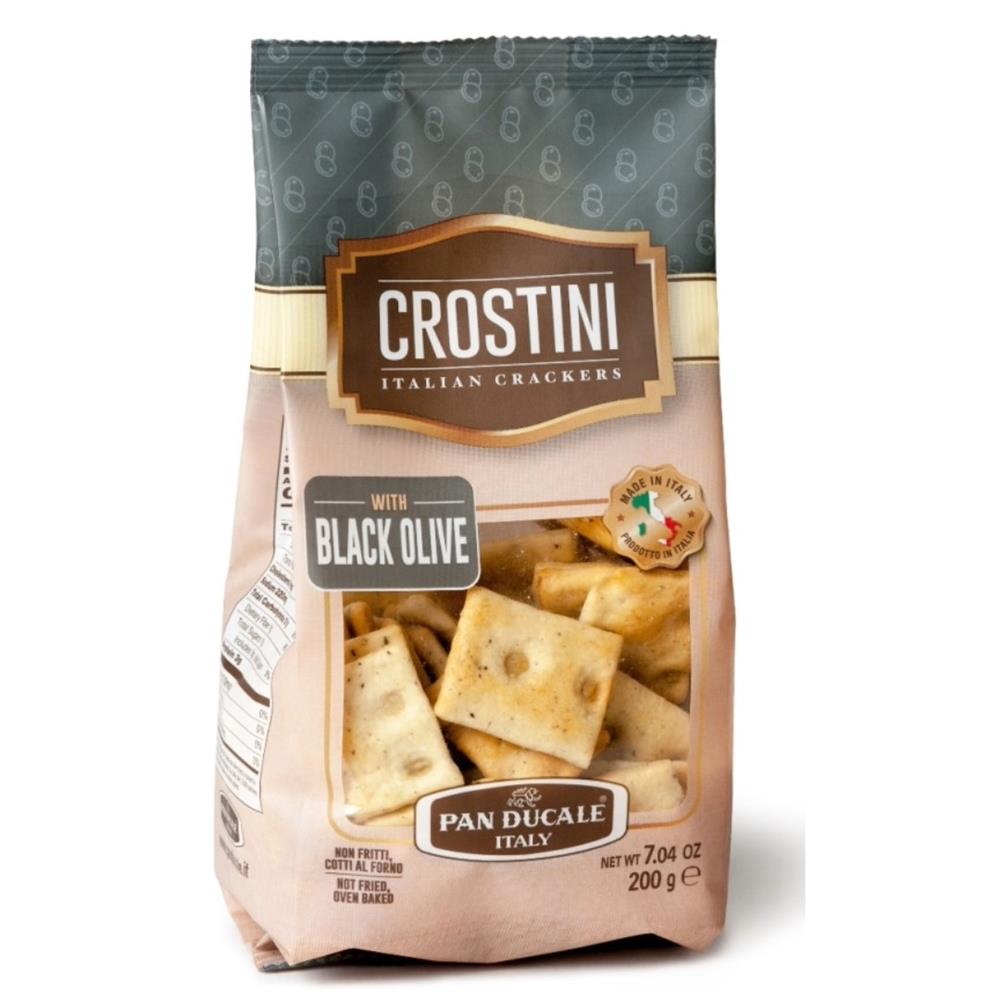 Pan Ducale_Crostini with Black Olive 200g-Pack of 3