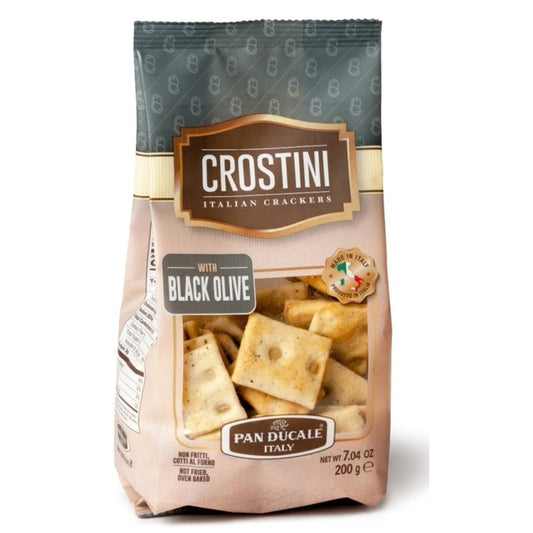 Pan Ducale_Crostini with Black Olive 200g-Pack of 3
