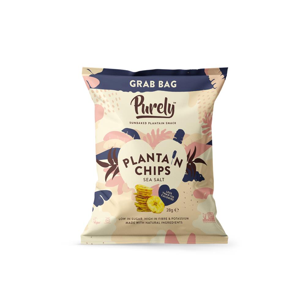 PURELY PLANTAIN_Plantain Chips - Sea Salt 28g-pack of 10