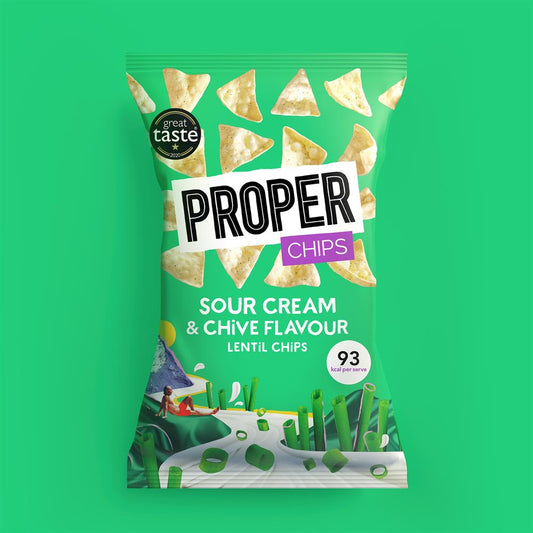 Properchips_Sour Cream and Chive Lentil Chips 85g-Pack of 8