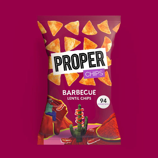 Properchips_Barbeque Lentil Chips 85g-Pack of 8