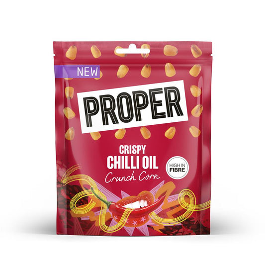 Proper Crunch_Proper Crunch Crispy Chilli Oil Corn 125g-Pack of 7