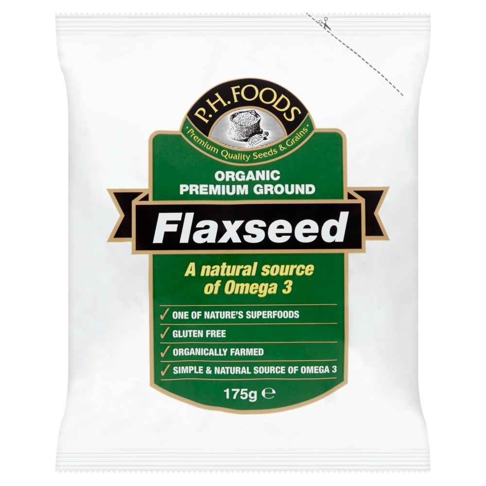 Prewetts_Organic Ground Flaxseed 175g-pack of 6