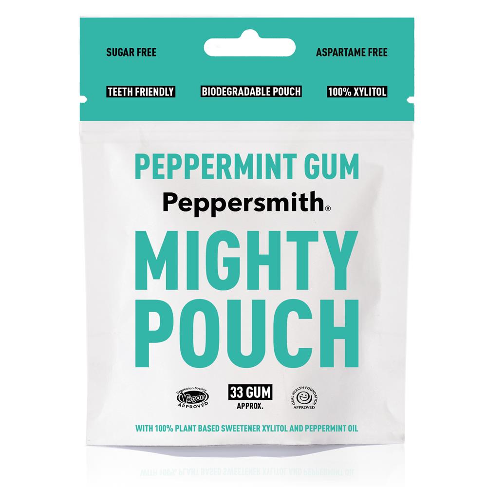 Peppersmith_Premium Peppermint Xylitol Gum 50g