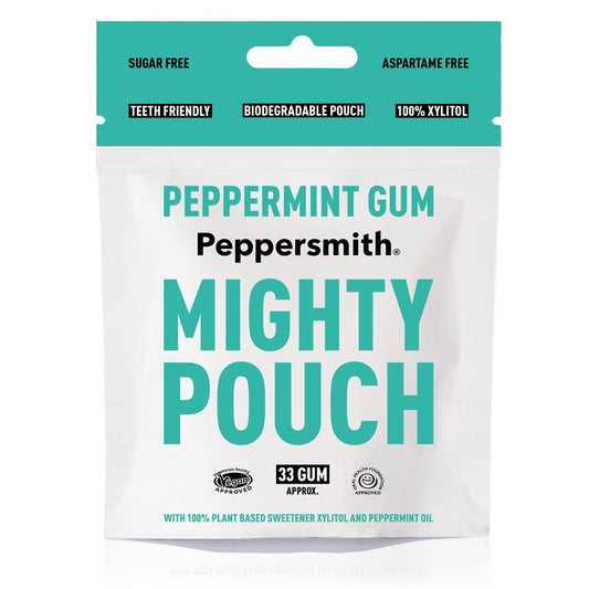 Peppersmith_Premium Peppermint Xylitol Gum 50g
