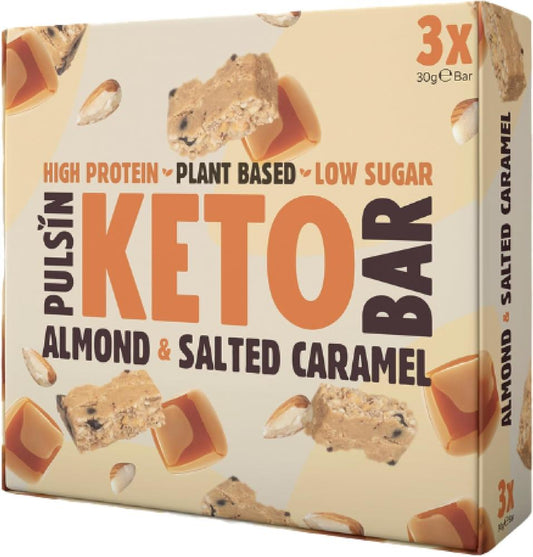 Pulsin_Keto Almond & Salted Caramel Multipack 3x30g-Pack of 2