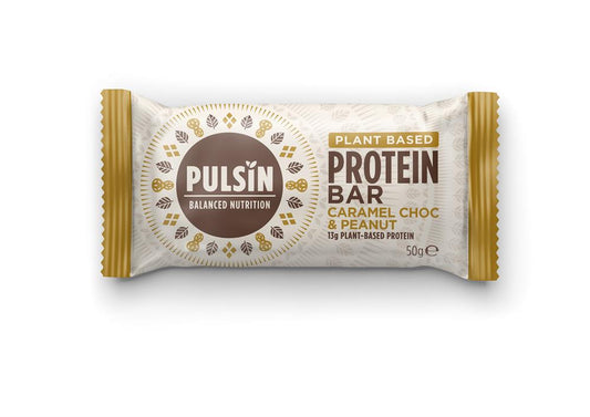 Pulsin_Caramel Choc & Peanut Protein Booster 50g-pack of 18