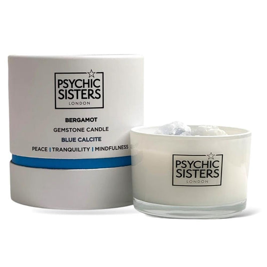 Psychic Sisters_Large Bergamont Gemstone Candle