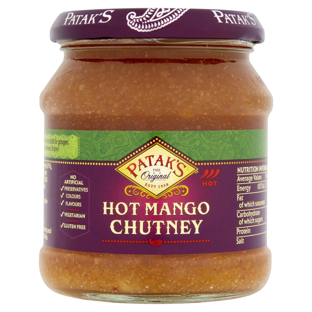 Pataks_Hot Mango Chutney 340g-pack of 2
