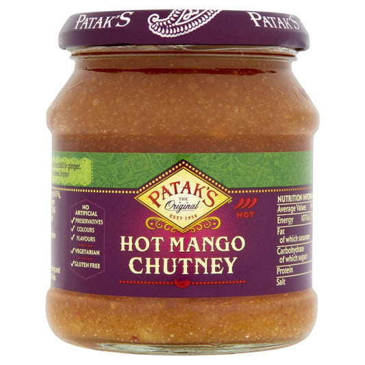 Pataks_Hot Mango Chutney 340g-pack of 2