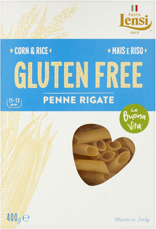 Pasta Lensi_La Buona Vita Gluten Free Penne Pasta 400g-Pack of 2