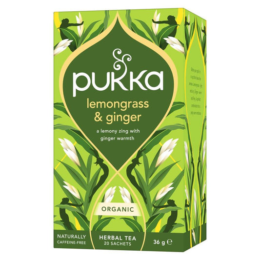 Pukka Herbs_Pukka Organic Lemongrass & Ginger Herbal Tea 20 sachets