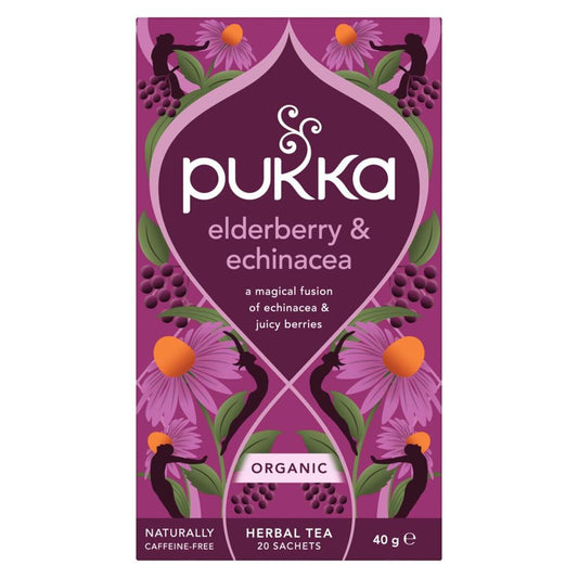 Pukka Herbs_Pukka Elderberry & Echinacea Organic Herbal Tea 20 sachets
