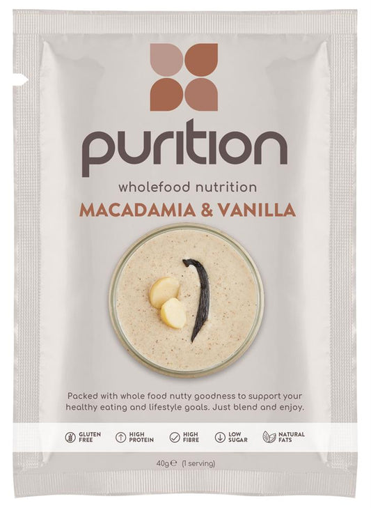 Purition_Wholefood Nutrition Macadamia & Vanilla 40g-Pack of 6