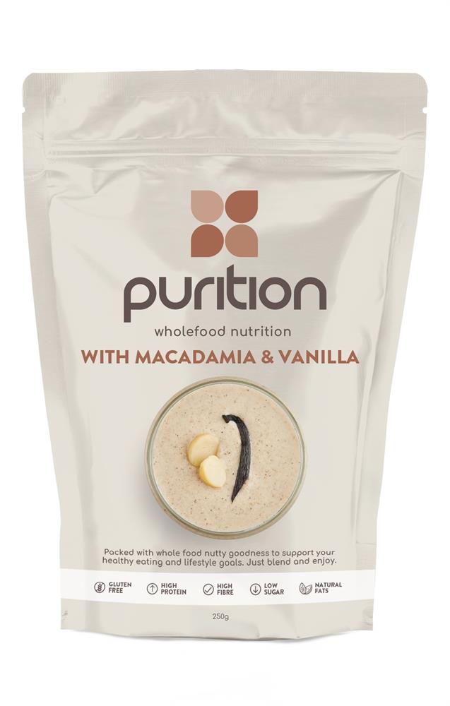 Purition_Wholefood Nutrition with Macadamia & Vanilla 250g