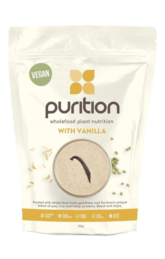 Purition_Vegan Wholefood Nutrition with protein Vanilla 250g