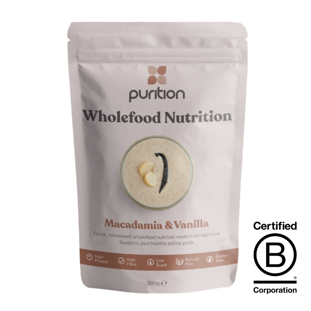 Purition_Wholefood Nutrition Macadamia & Vanilla - 500g (12 servings)