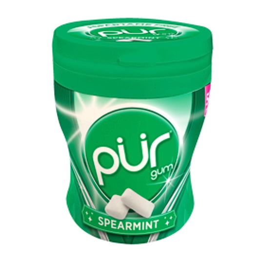 Pur Gum_ASPARTAME FREE - PUR Gum Spearmint Gum 70g Shaker Cup-Pack of 6