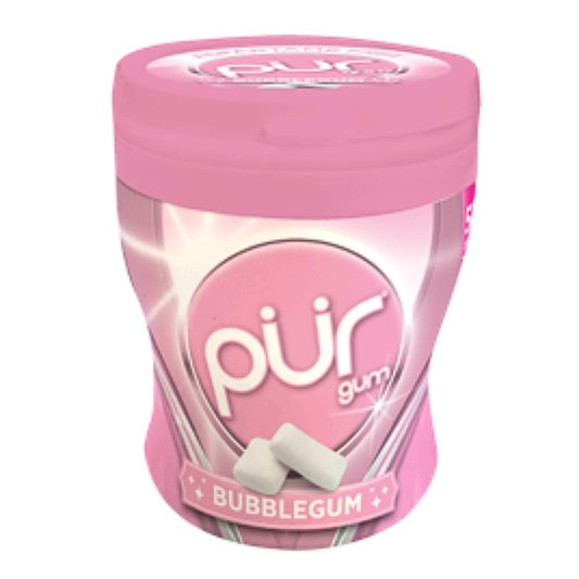 Pur Gum_ASPARTAME FREE - PUR Gum Bubblegum 70g Shaker Cup-pack of 6