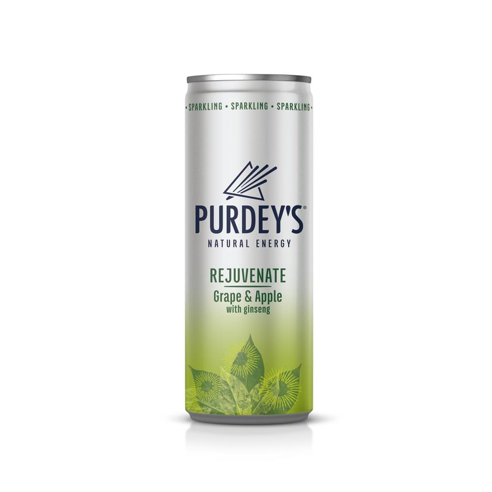 Purdeys_Rejuvenate Grape & Apple Natural Energy Drink 250ml-pack of 12